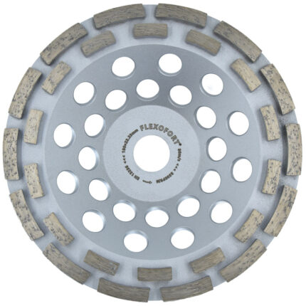 Imagine cu cupa de slefuit beton FLEXOFORT diametru 180 mm
